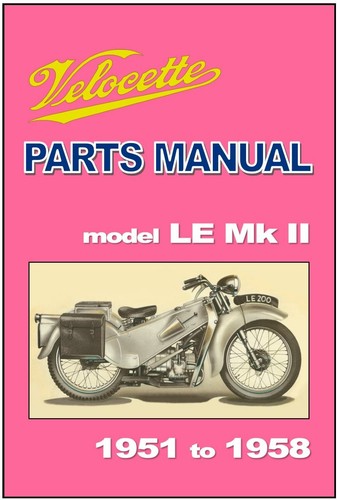 Velocette parts manual mkii - velocette,