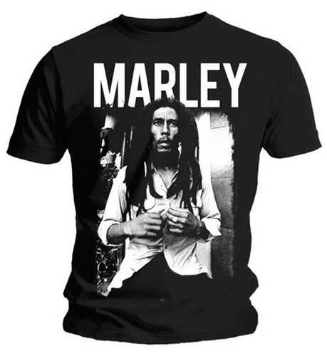 Bob marley blackwhite shirt - marley, t-shirt