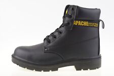 Apache AP300 Mid Black PO9147 Men's Safety Boots Size UK 6