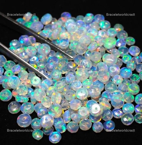 Rondelle faceted loose beads - rondelle,