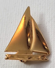 Sailboat brooch pin - brooch, nautical