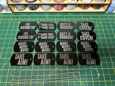 Warhammer 40K Astra Militarum Order Tags Tokens Imperial Guard