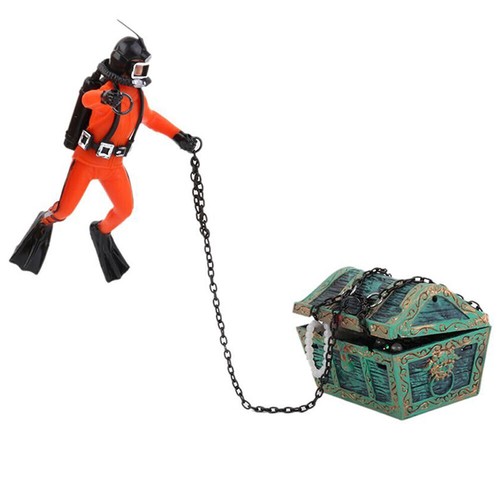 Diver decor aquarium ornament - diver,