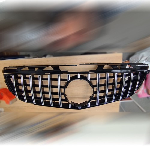 Chrome black front bumper - gt,