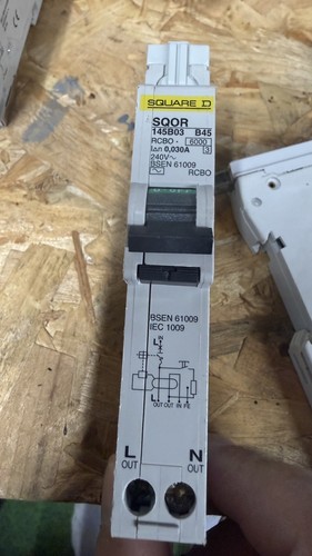 Schneider sqor 45amp 30ma - sqor,