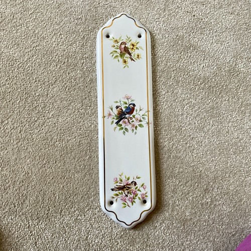 Vintage finger plate - plate, door