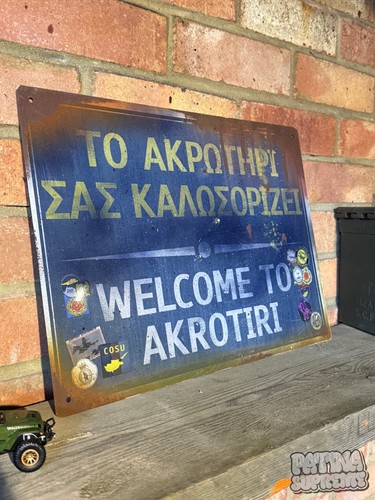 Raf akrotiri cyprus sign - raf,