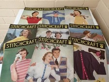 Vintage Stitchcraft Magazines 1952 Bundle (9)