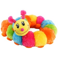 Large Plush Caterpillar Toy Soft Cuddly Pillow Newborn Baby Kids Gift 116cm