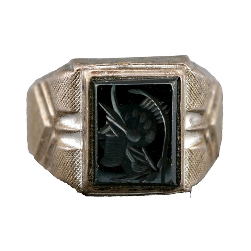 Vtg sterling hematite - fc,