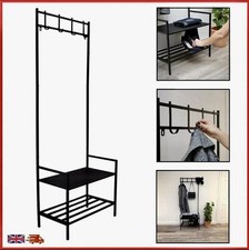 Free standing coat and shoe rack 2 tier  easy installation 