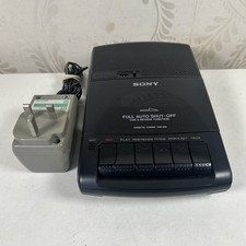 Sony TCM-939 Portable Tape Cassette Player Recorder - NEW BELTS & Power Adapter