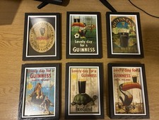 Guinness Pub Signs Set Of 6