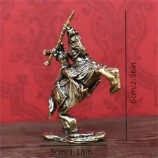 Vintage Brass Knight and Horse