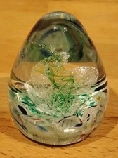 Lovely Scottish Borders Art Glass Paperweight Swirl 7cm High