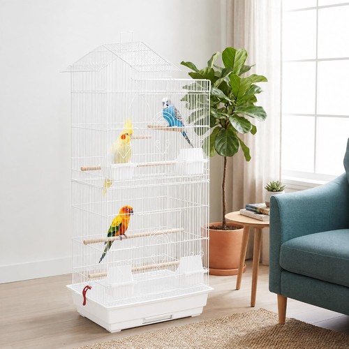 Large parrot cage bird - large,