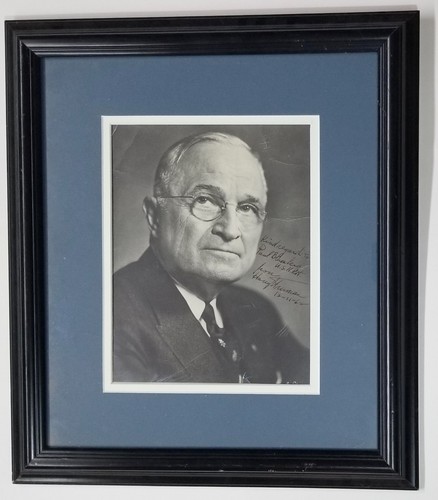 Harry truman hand signed - harry,