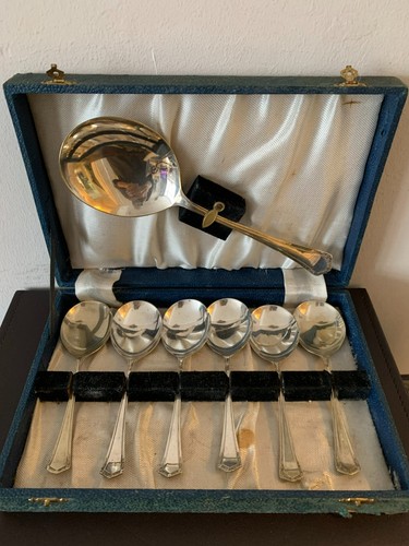 Vintage boxed set - boxed, silver