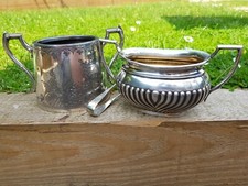 Two victorian silver plated