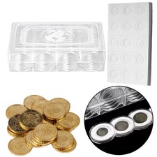 60X 41mm Round Clear Coin