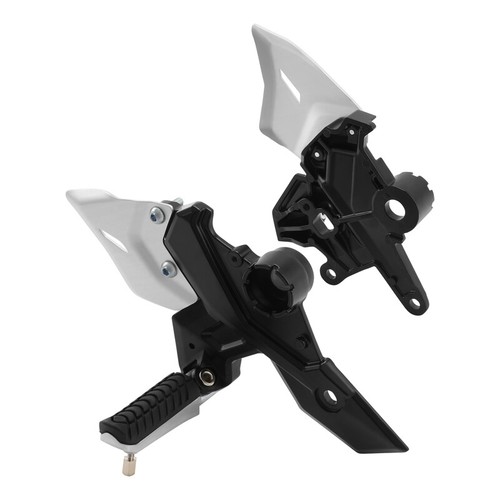 Black driver footpegs - driver,