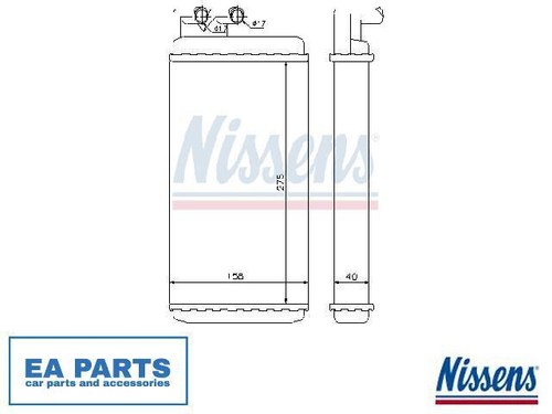Heat exchanger interior - exchanger,,