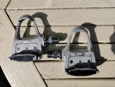 SHIMANO DURA ACE PEDALS EARLY 1990`S - PD-7401 - USE LOOK DELTA CLEATS - CLEANED
