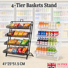 4-Tier Mesh Basket Stand