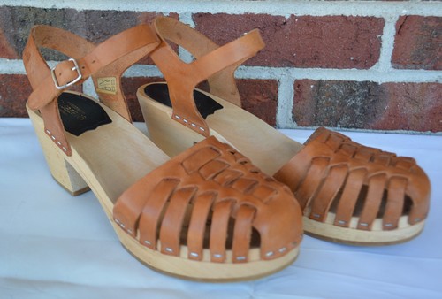 Swedish hasbeens strap clogs - hasbeens,