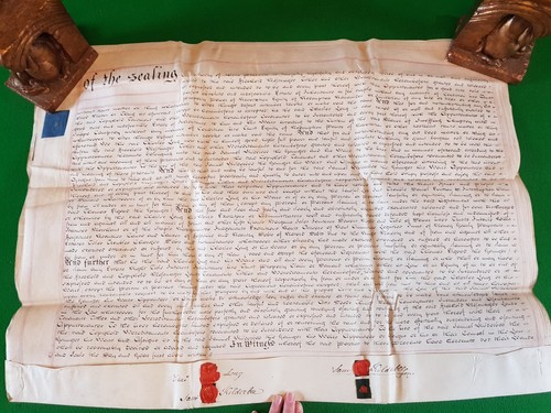 1804 vellum indenture charles - indenture,