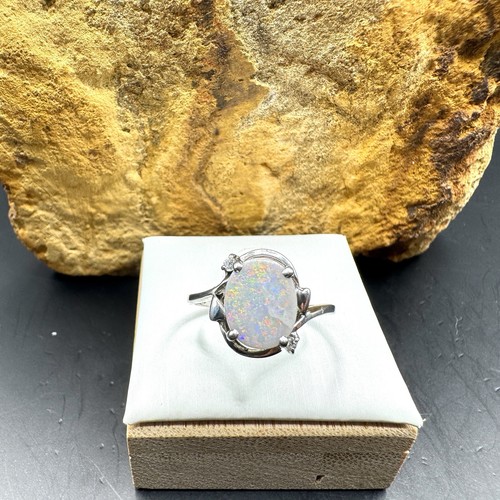 Natural australian black opal - natural,