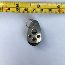 RWO Stainless Steel Micro Pulley Block With One Acetal Sheave With Clevis Pin