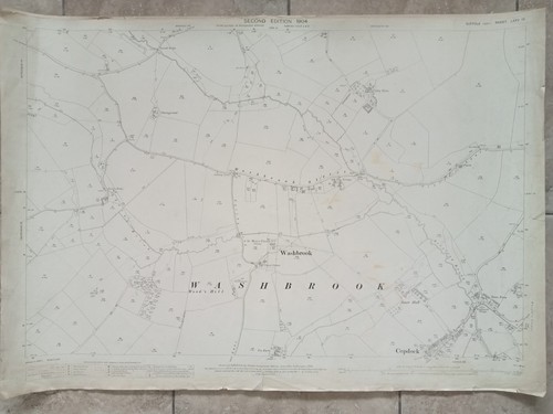Ordnance survey map suffolk - survey,