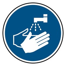 Hand Wash Station Sign or Sticker | FLOO0005