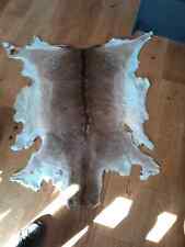 Fallow deer skin hide pelt area rug carpet hunting luxury home decor arts