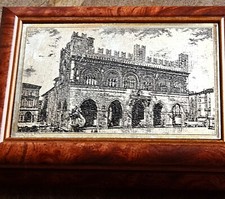 Italian Vintage Inlaid Wooden