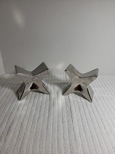 Modern Silver Abstract Star