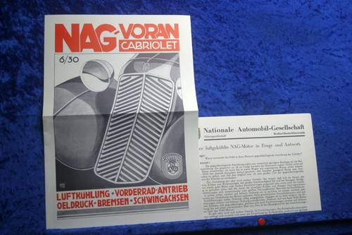 Nag voran convertible - voran, 1933/34