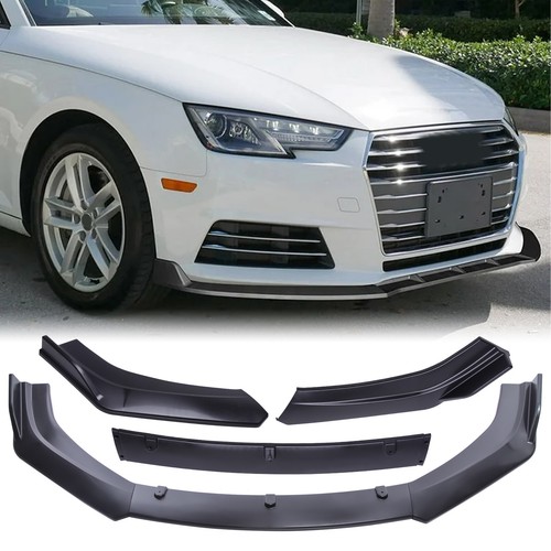 Matte front bumper lip - matte, spoiler