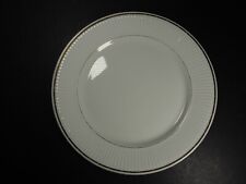 Wedgwood Hotel Ware Bone China 26.5cm Dinner Plate White Gold Fluted