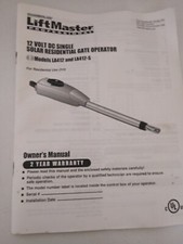 Solar Powered Gate Opener