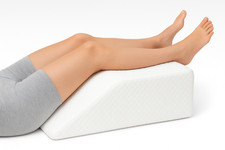 Leg Elevation Memory Foam Wedge Pillow For Leg Knee Hip & Lower Back Pain Bed
