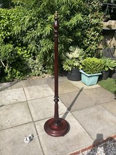 Vintage Wooden Cherry Wood Colour Floor Standing Standard Lamp Hard To Find Used