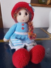 Hand Knitted Soft Toy Doll