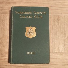 1940 YORKSHIRE COUNTY CRICKET CLUB YEARBOOK - VERY GOOD CONDITION