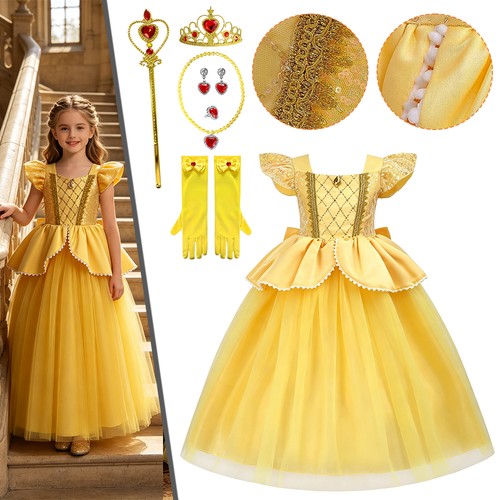 Girls belle princess dress - girls,