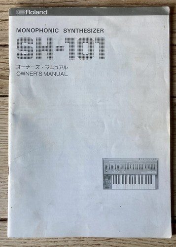 Original roland 101 - roland, manual