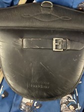 stud girth 48inch black leather