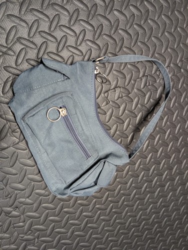 Y2k grey fabric - shoulder, bag