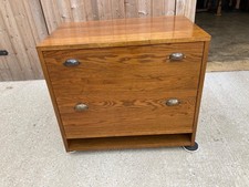 Wooden 2 Drawer Filing Cabinet